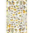 10pcs 3D Adhesive Butterfly Retro Rose Color Nail Art Sticker(F-681) - free shipping - PMC TechLife - Order now!