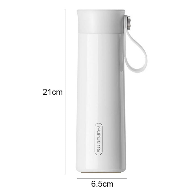 FANJANE Reminder Drinking Smart Thermos Cup(White)