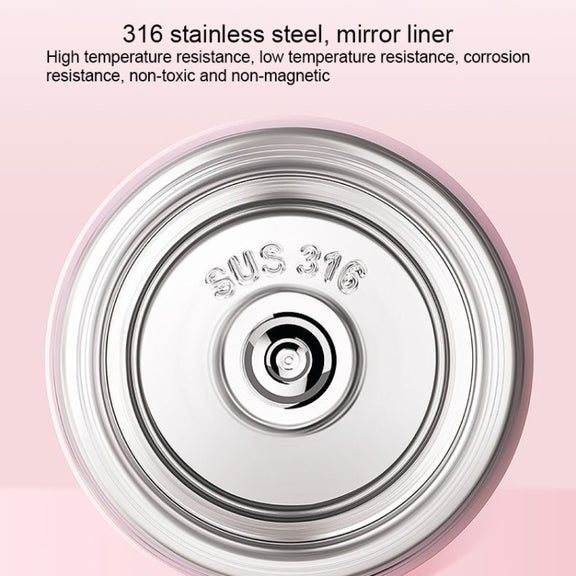 FANJANE Reminder Drinking Smart Thermos Cup(White)