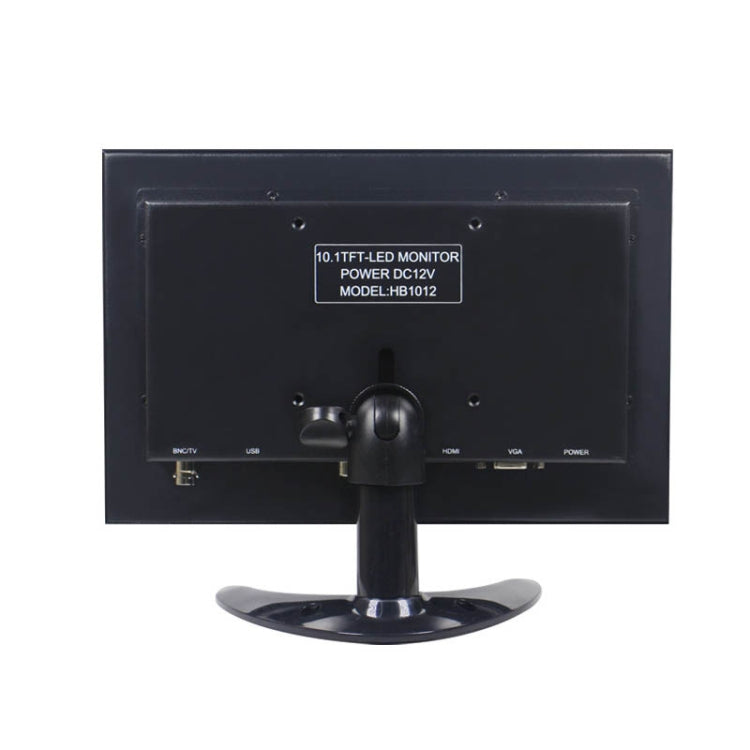 ZGYNK B1042 Portable High-Definition Metal Computer Monitor Display, Size:12 inch VGA AV HDMI BNC
