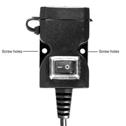 Dual USB Port 12V Water-resistant Motorbike Motorcycle Handlebar Charger 5V 1A/2.1A Adapter Power Supply Socket for Phone Mobile