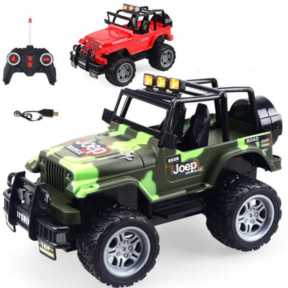 USB Charging Electric Children Remote Control Car Toys(Red Convertible)