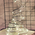 4m 40LEDs Gift Decoration Ribbon Light String LED Copper Wire Ribbon Christmas Tree Top Bowknot Light(Warm White Light) - Decoration Lamps by PMC TechLife | Online Shopping South Africa | PMC TechLife