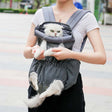 Doglemi Pet Outing Backpack Dog Shoulder Chest Bag Breathable Mesh Dog Cat Bag, Size:L(Gray) - free shipping - PMC TechLife - Order now!