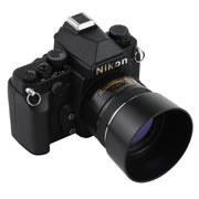 Non-Working Fake Dummy DSLR Camera Model DF Model Room Props Ornaments Display Photo Studio Camera Model Props, Color:Black(With Hood)