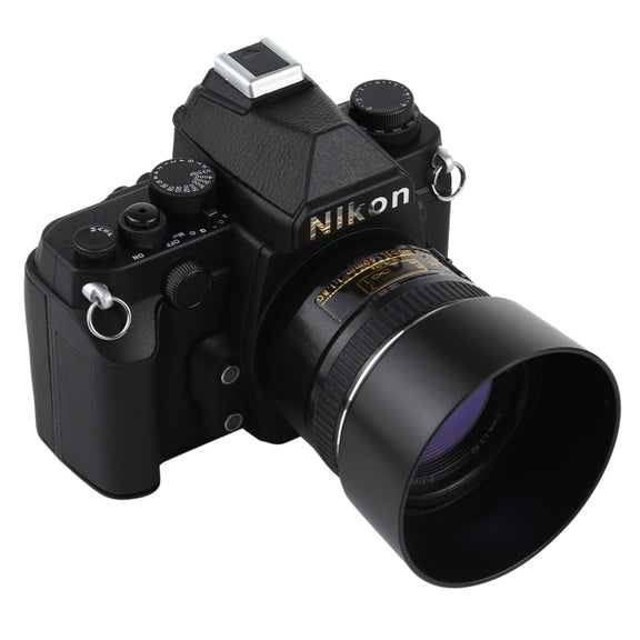 Non-Working Fake Dummy DSLR Camera Model DF Model Room Props Ornaments Display Photo Studio Camera Model Props, Color:Black(With Hood)