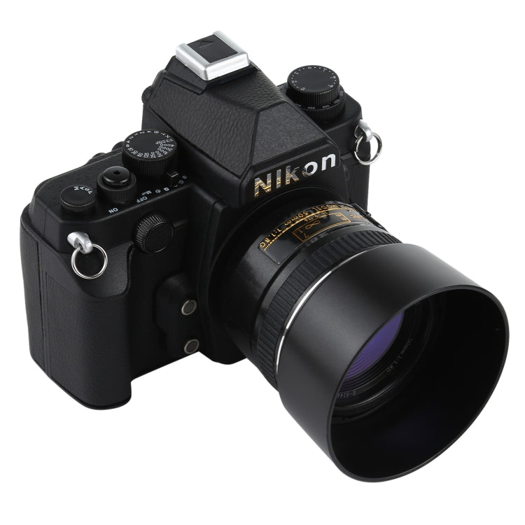 Non-Working Fake Dummy DSLR Camera Model DF Model Room Props Ornaments Display Photo Studio Camera Model Props, Color:Black(With Hood)