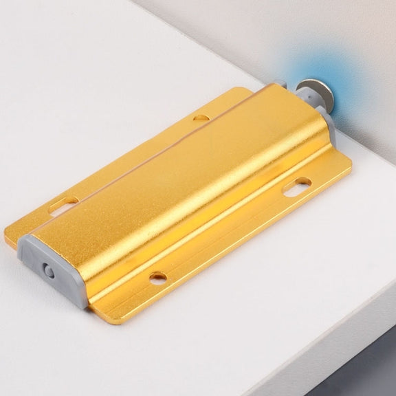 3 PCS Aluminum Alloy Bouncer Free Handle Push-Pull Cabinet Wardrobe Door Drawer Bouncer, Color: Silver