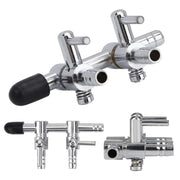 Fish Tank Oxygen Pipe Stainless Steel Distributor Oxygen Regulating Valve, Specification: Ten Heads