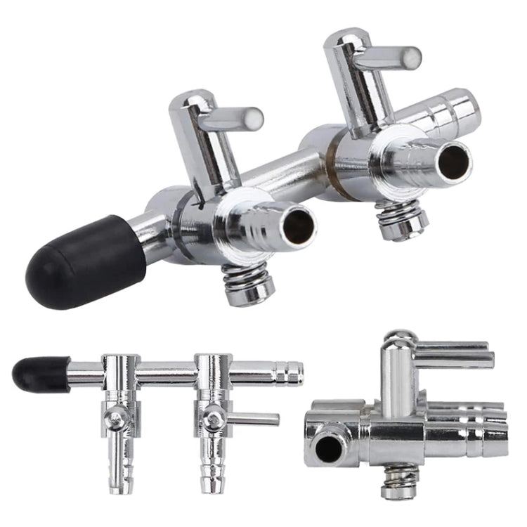 Fish Tank Oxygen Pipe Stainless Steel Distributor Oxygen Regulating Valve, Specification: Ten Heads
