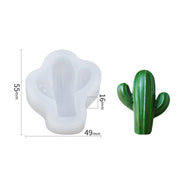SX-ZW-140 Fleshy Three-Dimensional Candle Silicone Mold DIY Handmade Soap Aromatherapy Epoxy Mold