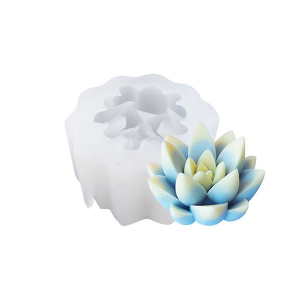SX-ZW-196 Fleshy Three-Dimensional Candle Silicone Mold DIY Handmade Soap Aromatherapy Epoxy Mold