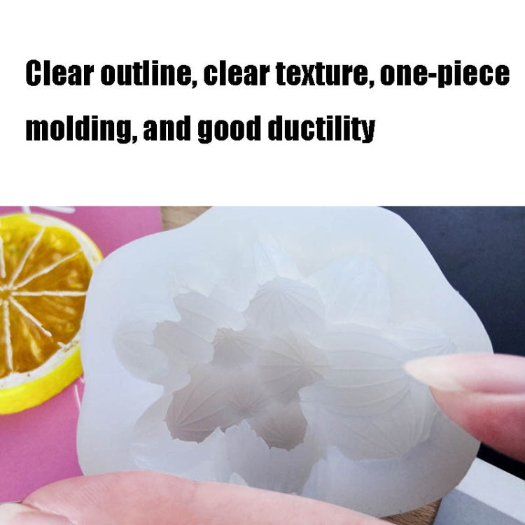 SX-ZW-196 Fleshy Three-Dimensional Candle Silicone Mold DIY Handmade Soap Aromatherapy Epoxy Mold