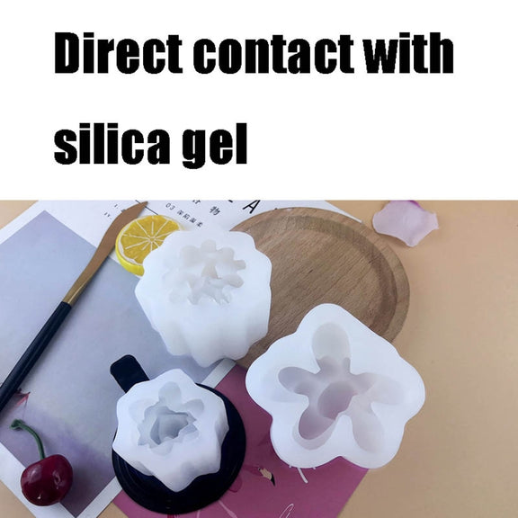 SX-ZW-196 Fleshy Three-Dimensional Candle Silicone Mold DIY Handmade Soap Aromatherapy Epoxy Mold