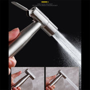 Stainless Steel One-In-Two-Out Multi-Function Three-Way Valve Faucet, Specification: Double 4-point Thread