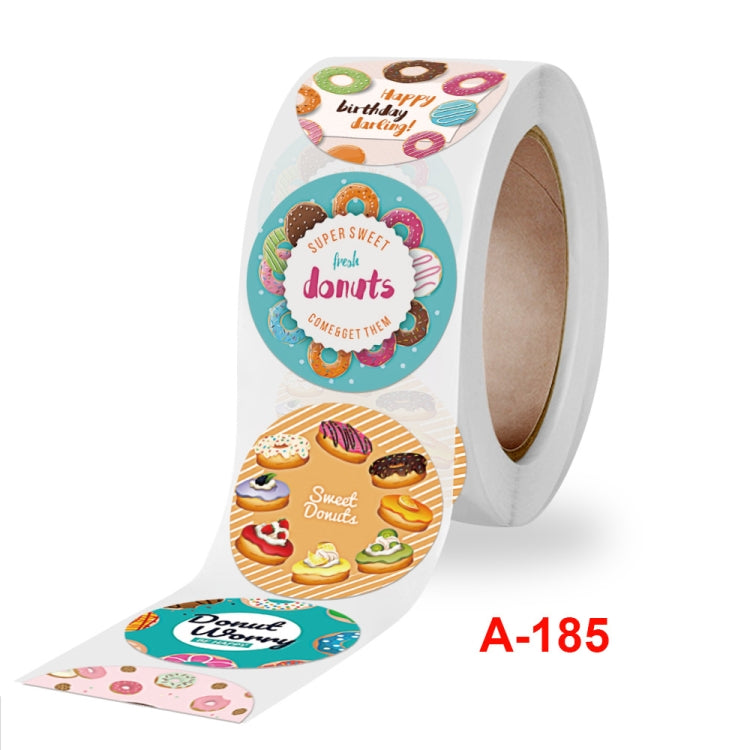 Children Happy Birthday Stickers Decorations Greeting Cards Label, Size: 2.5 cm / 1inch(A-185)