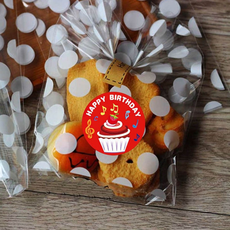 Children Happy Birthday Stickers Decorations Greeting Cards Label, Size: 2.5 cm / 1inch(A-185)