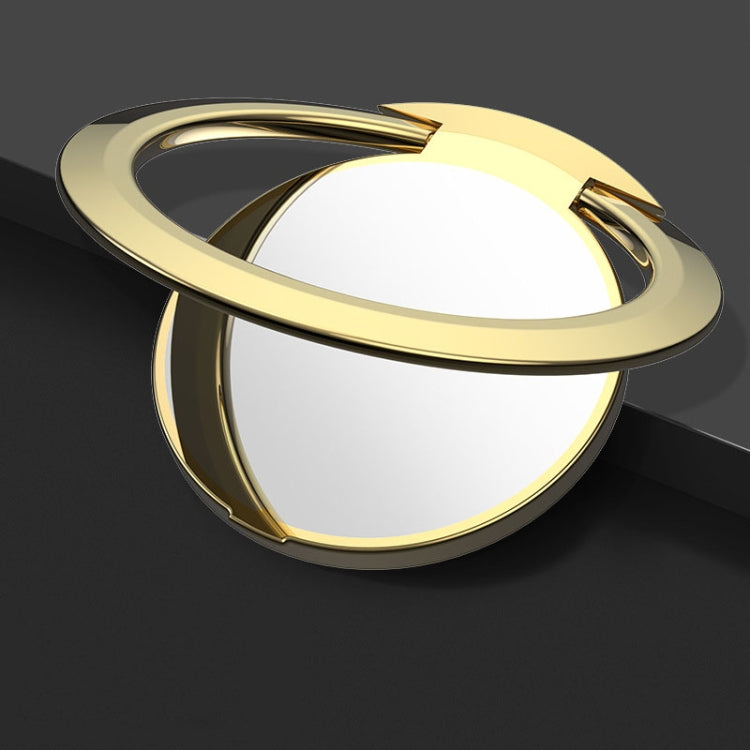 10 PCS Mobile Phone Ring Holder Creative Metal Ring Buckle Holder(Gold)