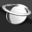 10 PCS Mobile Phone Ring Holder Creative Metal Ring Buckle Holder(Silver) - Ring Holder by PMC TechLife | Online Shopping South Africa | PMC TechLife
