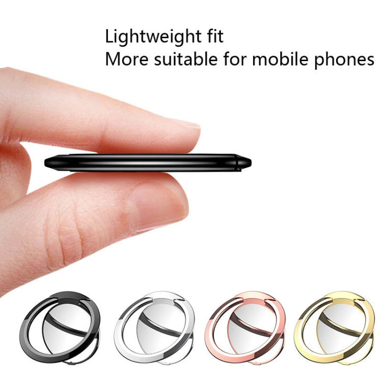 10 PCS Mobile Phone Ring Holder Creative Metal Ring Buckle Holder(Silver)