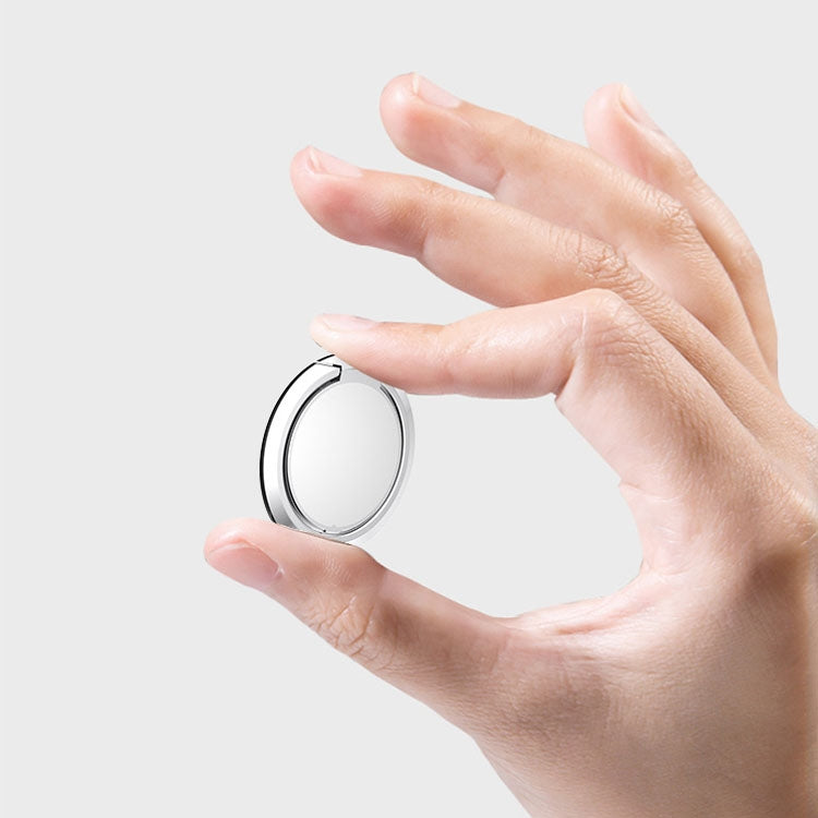 10 PCS Mobile Phone Ring Holder Creative Metal Ring Buckle Holder(Silver)