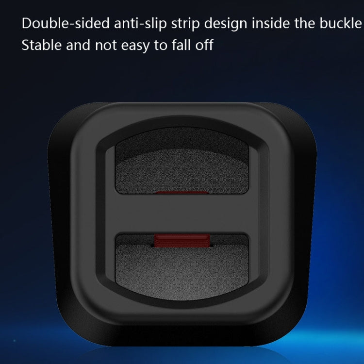 5 PCS Car Phone Holder Base Universal Car Air Outlet Clip Bracket Base, Colour: Silver Reflective