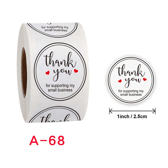 Decorative Sealing Stickers Reward Stickers Handmade Label, Size: 2.5CM / 1INCH(A-68)
