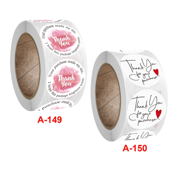 Handicraft Decoration Envelope Seal Sticker Thank You Label, Size: 2.5 cm / 1 inch(A-149)