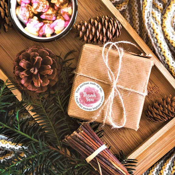 Handicraft Decoration Envelope Seal Sticker Thank You Label, Size: 2.5 cm / 1 inch(A-149)