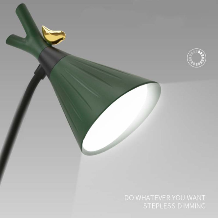 GIVELONG Forest Bird LED Touch Usb Table Lamp With Mobile Phone Holder Bedroom Bedside Night Light(GL363-2 Yellow)