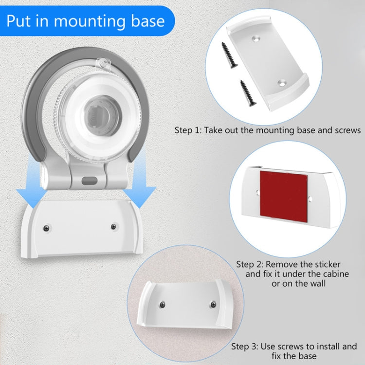 Two-in-one Multifunctional Wall-mounted Desktop Phone Computer Bracket(Black Nano Stickers)