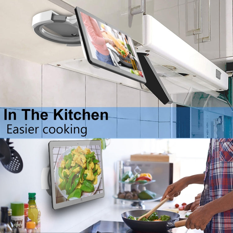 Two-in-one Multifunctional Wall-mounted Desktop Phone Computer Bracket(Black Nano Stickers)