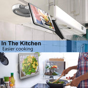 Two-in-one Multifunctional Wall-mounted Desktop Phone Computer Bracket(Black Nano Stickers)