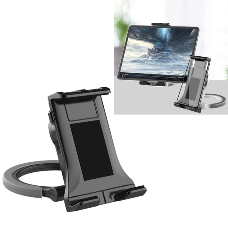 Two-in-one Multifunctional Wall-mounted Desktop Phone Computer Bracket(Black Chuck)