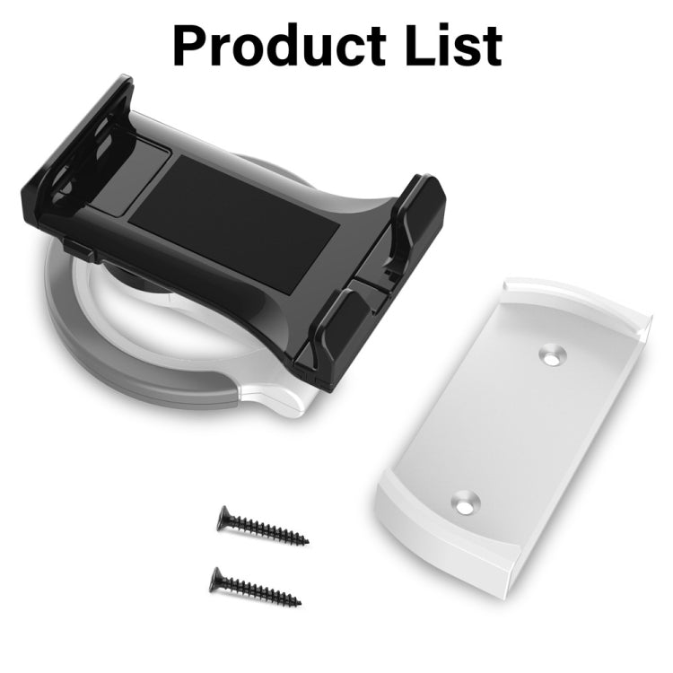 Two-in-one Multifunctional Wall-mounted Desktop Phone Computer Bracket(Black Chuck)