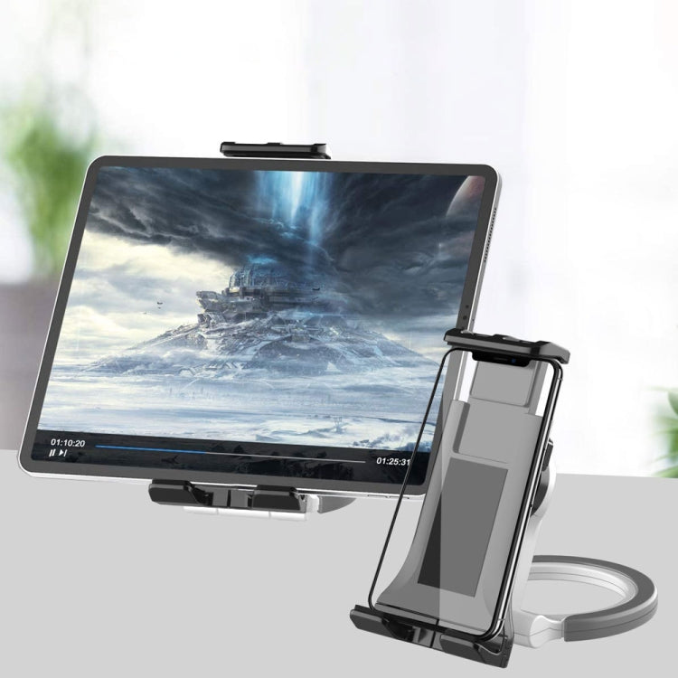 Two-in-one Multifunctional Wall-mounted Desktop Phone Computer Bracket(Black Chuck)