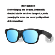 A12 Smart Bluetooth Audio Sunglasses Bluetooth Glasses(Blue)