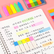 5pcs Fluorescent Transparent Small Sticker Note Indicator Label Index Sticker, Specification: 7660 (One Box)