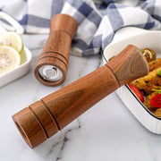 Wood Pepper Grinder Kitchen Household Manual Solid Pepper Powder Black Pepper Mill Grinder Bottle Seasoning Jar, Specification: 5 inch
