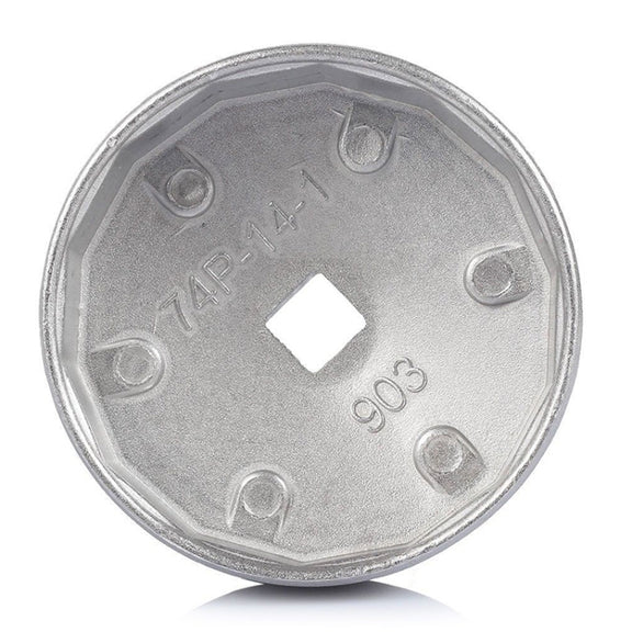 903 74mm 14 Flute Aluminum Oil Filter Wrench Socket Remover Tool for BMW AUDI Benz
