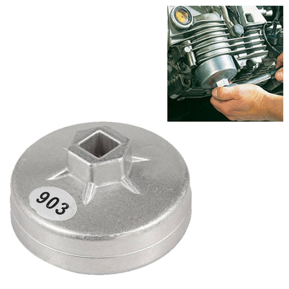 903 74mm 14 Flute Aluminum Oil Filter Wrench Socket Remover Tool for BMW AUDI Benz