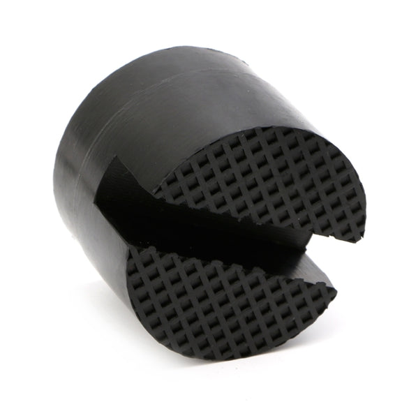 Floor Slotted Car Rubber Jack Pad Frame Protector Adapter Jacking Disk Pad Tool(Black)
