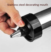Multi-Function Stainless Steel Piping Gun Set Cookie Biscuits Hand Pressing Biscuit Machine Household DIY Baking Tools