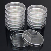 10 PCS Polystyrene Sterile Petri Dishes Bacteria Dish Laboratory Biological Scientific Lab Supplies, Size:90mm