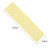 Car Window Sticker Lifter Modified Sticker Car Luminous Switch Car Window Button Car Sticker(Luminous Orange)