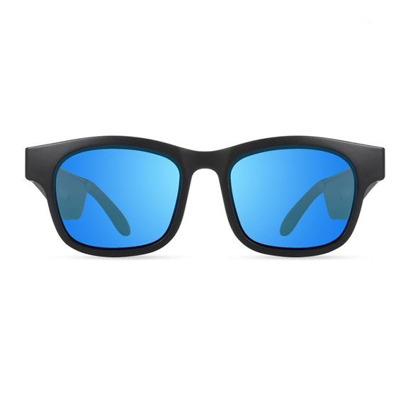 Binaural Call Smart Bluetooth Glasses Earphone(A14 Blue)