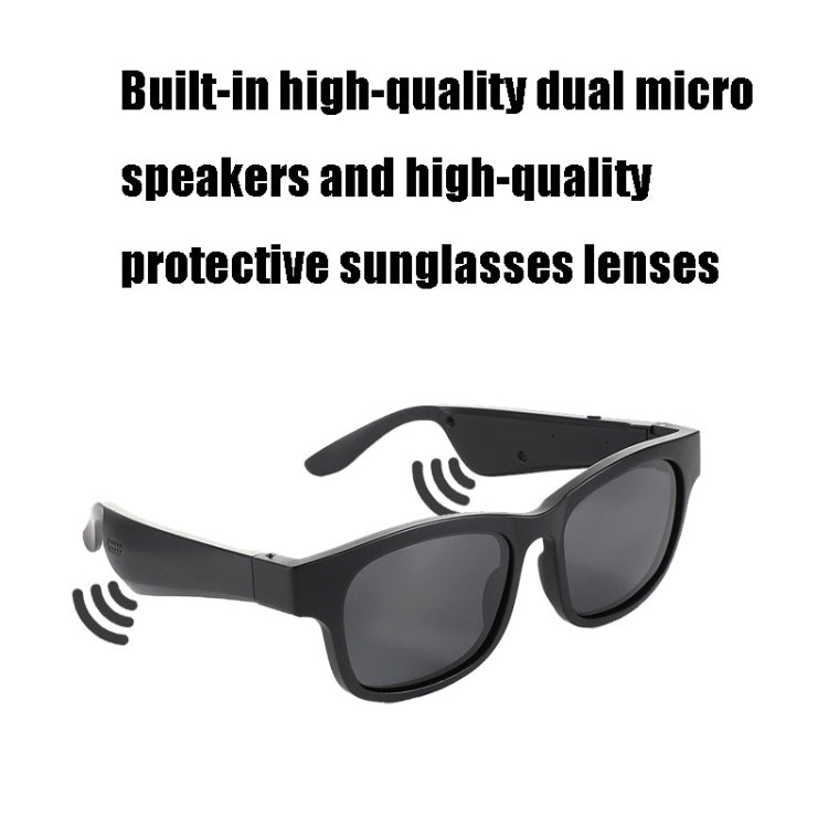 Binaural Call Smart Bluetooth Glasses Earphone(A14 Black)
