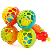 Baby Rattles Toy Intelligence Grasping Gums Plastic Hand Bell Rattle Funny Educational Toy���Color Random Delivery