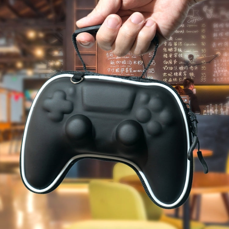 2 PCS Game Handle Storage Bag Portable Hard Shell Bag For PS5(Black)