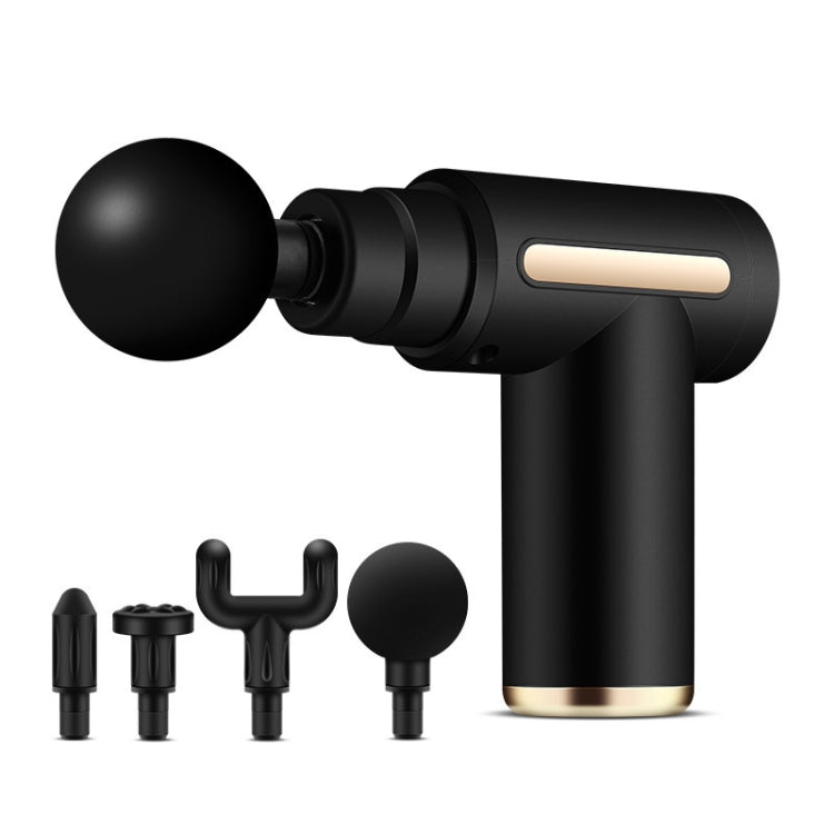 Fascia Gun Pocket Electric Shock Gun  Muscle Massage Gun, Specification: Classic Mini (Black)